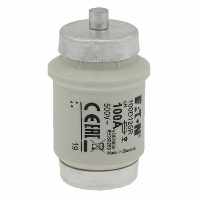 Eaton Sicherungseinsatz Nieders. 100A AC 500V 50kA FUSE 100A #100D125R