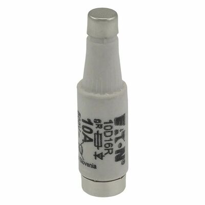 Eaton Sicherungseinsatz Nieders. 10A AC 500V 50kA FUSE 10A D#10D16R