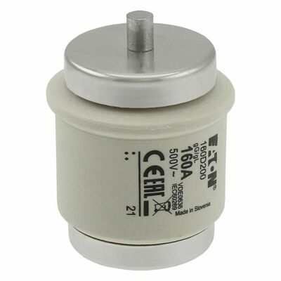 Eaton Sicherungseinsatz Nieders. 160A AC 500V 50kA FUSE 160 D#160D200
