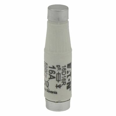 Eaton Sicherungseinsatz Nieders. 16A AC 500V 50kA FUSE 16A D#16D16R