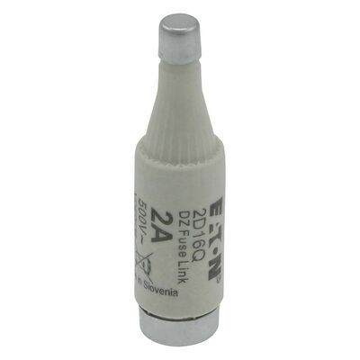 Eaton Sicherungseinsatz Nieders. 2A AC 500V 50kA FUSE 2A DI#2D16Q