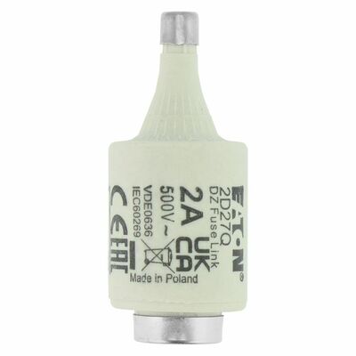 Eaton Sicherungseinsatz Nieders. 2A AC 500V 50kA FUSE 2A DI#2D27Q