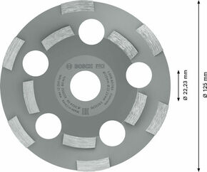 Bosch Power Tools Diamant-Topfscheibe 2608602553