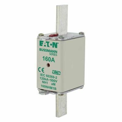 Eaton Sicherungseinsatz Nieders. 100A AC 500V 120kA FUSE NH 1 #100NHM1B