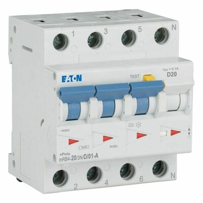 Eaton FI/LS Kombination 20A 100mA mRB4-20/3N/D/01-A