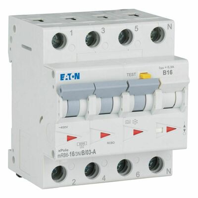 Eaton FI/LS Kombination 16A 300mA mRB6-16/3N/B/03-A
