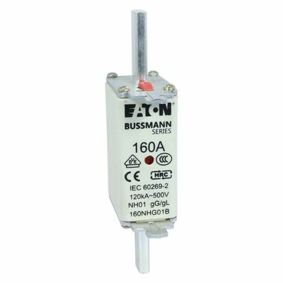 Eaton Sicherungseinsatz Nieders. 160A AC 500V 120kA NH FUSE 16#160NHG01B