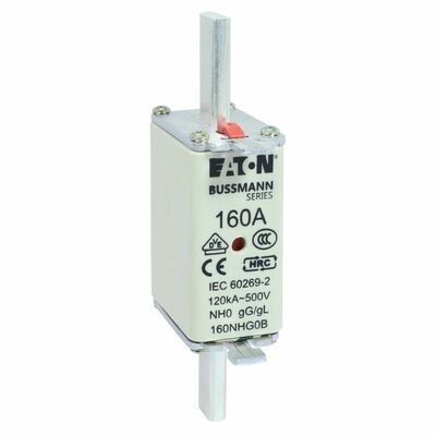Eaton Sicherungseinsatz Nieders. 160A AC 500V 120kA NH FUSE 16#160NHG0B