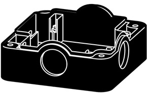 Eaton Gehäuseunterteil schwarz FAK-IU