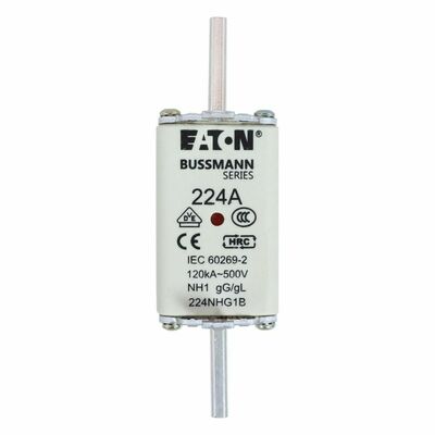Eaton Sicherungseinsatz Nieders. 224A AC 500V 120kA NH FUSE 22#224NHG1B
