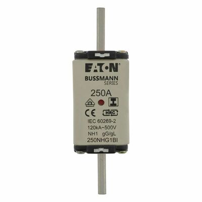 Eaton Sicherungseinsatz Nieders. 250A AC 500V 120kA NH FUSE 25#250NHG1BI
