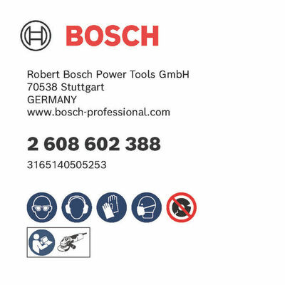 Bosch Power Tools Trennscheibe gekröpft, 115 mm, 2, 2608602388
