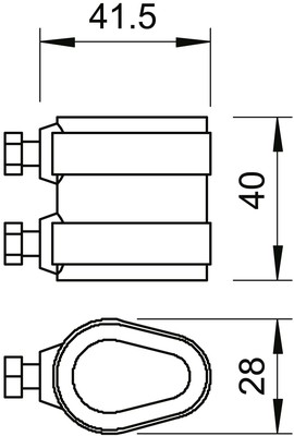 OBO Bettermann Vertr Trennstück offen 223 O DIN ZN