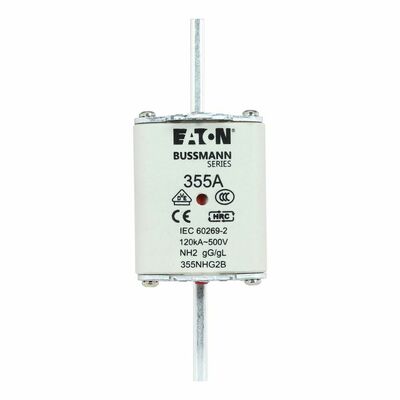 Eaton Sicherungseinsatz Nieders. 355A AC 500V 120kA NH FUSE 35#355NHG2B