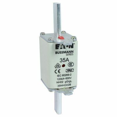 Eaton Sicherungseinsatz Nieders. 35A AC 500V 120kA NH FUSE 35#35NHG02B