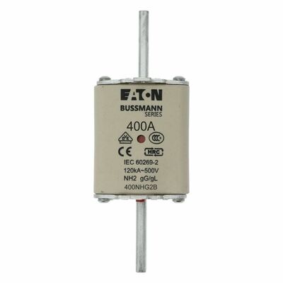 Eaton Sicherungseinsatz Nieders. 400A AC 500V 120kA NH FUSE 40#400NHG2B