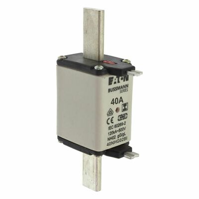 Eaton Sicherungseinsatz Nieders. 40A AC 500V 120kA NH FUSE 40#40NHG02BI