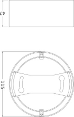 Ledvance LED-Downlight 830, weiß DLIP44DN1158W830WT
