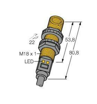 Turck Ultraschallsensor S18UBA W/30