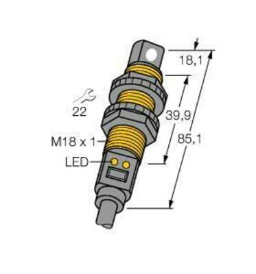 Turck Ultraschallsensor S18UUAR W/30