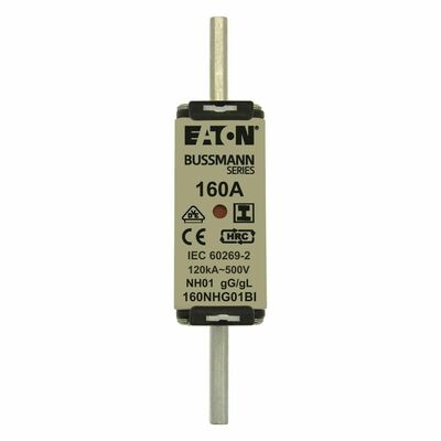 Eaton Sicherungseinsatz Nieders. 10A AC 500V 120kA NH SICHERU#10NHG01BI