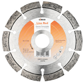 Cimco Werkzeuge Diamanttrennscheibe D=125mm 208754