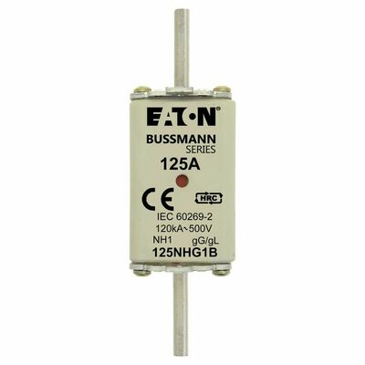 Eaton Sicherungseinsatz Nieders. 125A AC 500V 120kA NH-SICHERU#125NHG1B