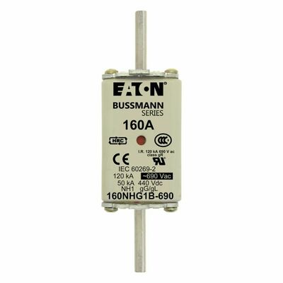 Eaton Sicherungseinsatz Nieders. 160A AC 500V 120kA NH-SICHERU#160NHG1B