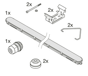 Ledvance LED-Feuchtraumleuchte MC, ML DPFIT1,5V51ML8405065
