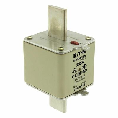 Eaton Sicherungseinsatz Nieders. 355A AC 500V 120kA NH-SICHERU#355NHG3B