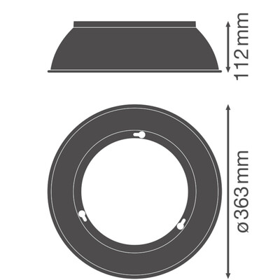 Ledvance Aluminium-Reflektor HBCOMPREFLEC120W VE2