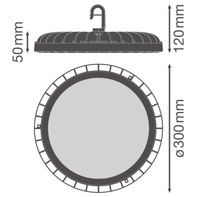 Ledvance LED-Hallenleuchte HBCOMPV220WML8405065