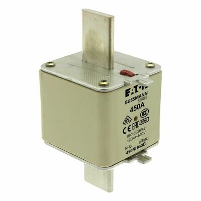 Eaton Sicherungseinsatz Nieders. 450A AC 500V 120kA NH-SICHERU#450NHG3B