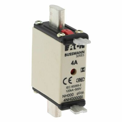 Eaton Sicherungseinsatz Nieders. 4A AC 500V 120kA NH-SICHERU#4NHG000BI