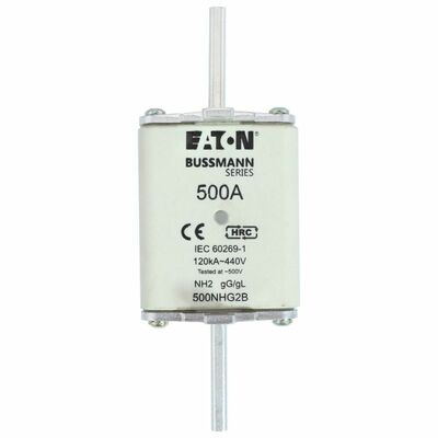 Eaton Sicherungseinsatz Nieders. 500A AC 440V 120kA NH-SICHERU#500NHG2B