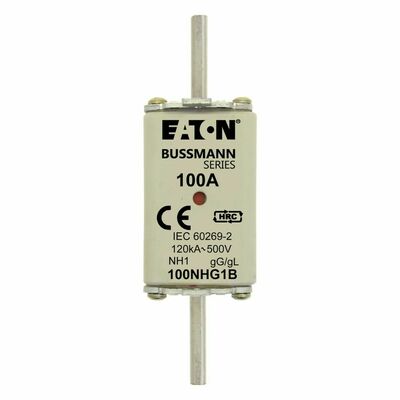 Eaton Sicherungseinsatz Nieders. 100A AC 500V 120kA NHSICHERUN#100NHG1B