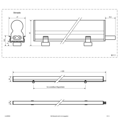 EVN Lichttechnik LED-Deckenanbauleuchte LUL600940