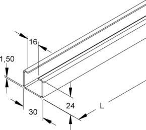 Niedax Ankerschiene 2972/2 GO