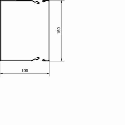 Tehalit Brandschutzkanal FWK-Plus100x150 verz FWKP1001500VERZ