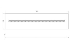 Ledvance LED-Panel 940, ZigBee, weiß PLINV1200ZBP38940UT