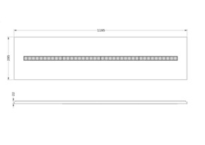 Ledvance LED-Panel 940, ZigBee, weiß PLINV1200ZBP38940UT