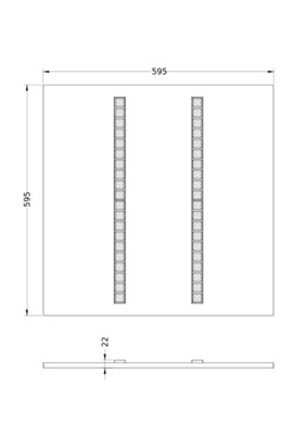 Ledvance LED-Panel M600 940, ML, DALI, weiß PLINV600DAP38ML940UT