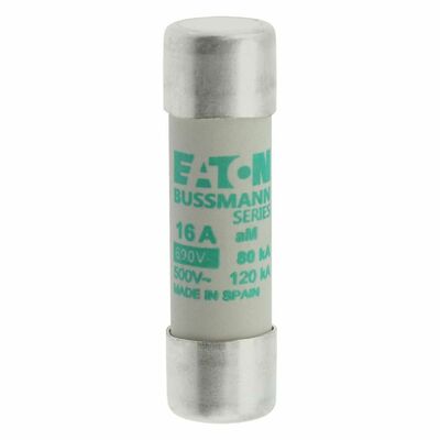 Eaton Sicherungseinsatz Nieders. 16A AC 690V 80kA SICHERUNG #C14M16