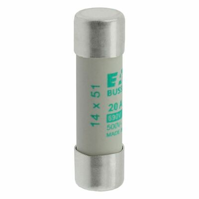 Eaton Sicherungseinsatz Nieders. 20A AC 690V 80kA SICHERUNG #C14M20