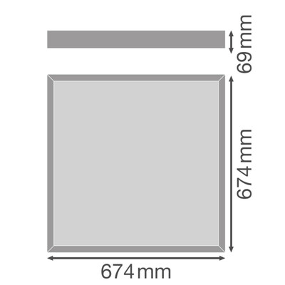 Ledvance LED-Sanierungsleuchte 930/940, ML PLSF674V32WML93040U