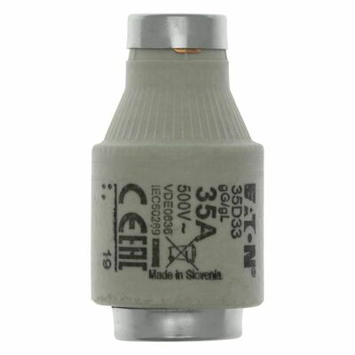 Eaton Sicherungseinsatz Nieders. 35A AC 500V 100kA SICHERUNG-#35D33