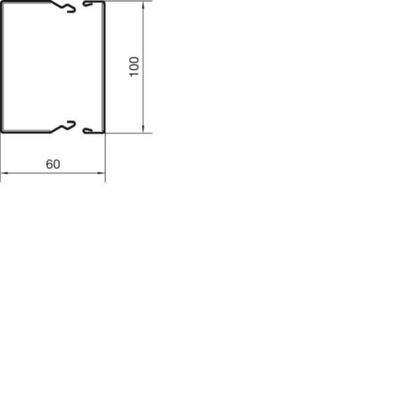Tehalit Brandschutzkanal FWK-Plus60x100 verz FWKP601000VERZ