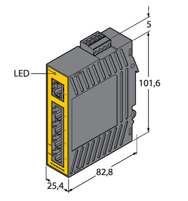 Turck Unmanaged Switch SE20-84X-RJ522