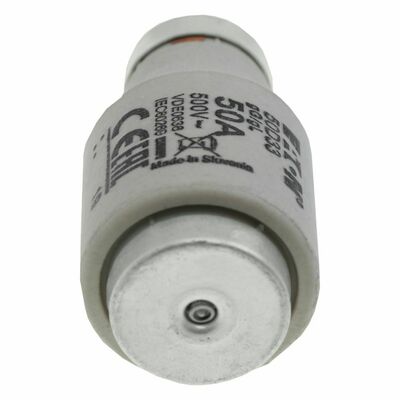 Eaton Sicherungseinsatz Nieders. 50A AC 500V 100kA SICHERUNG-#50D33
