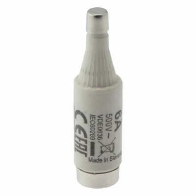 Eaton Sicherungseinsatz Nieders. 6A AC 500V 100kA SICHERUNG-#6D16